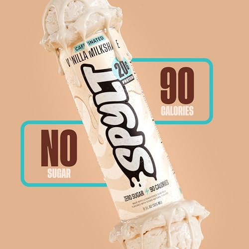 Image of Spylt Vanilla Protein Milk Shakes, 20g Protein, 60mg Caffeine, 12 Pack
