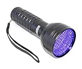 HQRP Blacklight Flashlight with 390nm for Detecting Blood on the Surface, Checking Pets for Ringworm, Pet Urine Detection, Scorpion Hunting