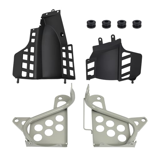 M MATI Left and Right Heel Guards Footrest & Nerf