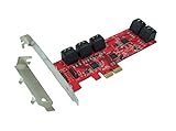 ableconn pex10-sat 10 Port SATA 6 G PCI Express Host Adapter – AHCI 6 Gbps SATA III Low Profile PCIe 2.0 Expansion Karte