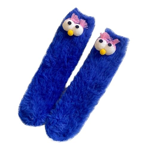 Image of TFTSR Crazy Funny Fuzzy Silly Socks for Kids Women,Girls Fluffy Slipper Novelty Fun Socks,Boy Men Cute Cozy Soft Animal Socks
