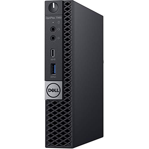 Image of Dell OptiPlex 7060 Micro Form Factor Desktop Computer Intel Core 8th Gen i7-8700T 2.40GHz 6-Core CPU 32GB DDR4-2666MHz Memory 1TB NVMe PCIe SSD Windows 10 Pro