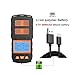 Gas Detector, 4 in 1 Multifunctional EX O2 H2S CO Gas Detector Portable Professional Industry Flammable Gas Meter Carbon Monoxide Sensor for Home and RV