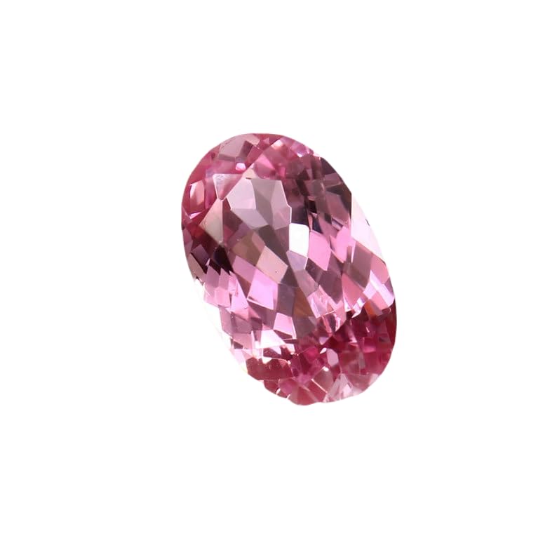 Morganite naturelle pierre fine ovale 10x16mm pour création de collier et bague