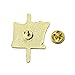 American Flag Gold Cross Enamel Lapel Pin 1