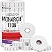 "Best by" Labels for Monarch 1136 Price Gun - 8 Rolls, 14,000 Marking Labels - with Bonus Ink Roll Included