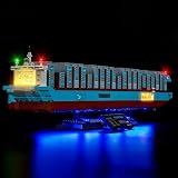 LocoLee Light kit Compatible with Lego Maersk Dual-Fuel Container Vessel - No Actual Model Only Lights, LED Lighting Accessories Compatible with Lego 40955 (Standard Version)