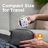 UK to US Plug Adapter 2 Pack, TESSAN UK to US Travel Adaptor with 2 USB (1 USB C), 3 in 1 Grounded Plug Adapter, Travel Essentials for USA, Canada, Thailand, Mexico, Bahamas (Type B)