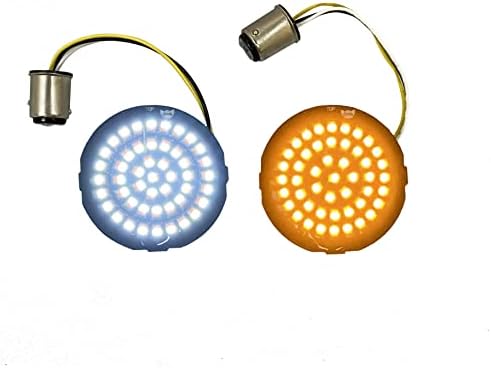 Custom Dynamics Genesis 4 LED Turn Signal Inserts For Harley CVO - Amber/White Halo-Free Lights