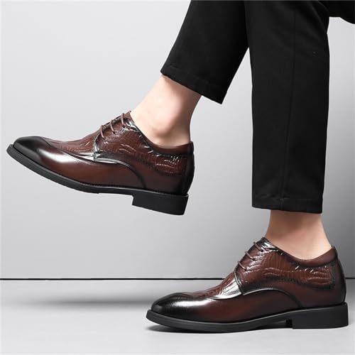 Men's Business Oxfords Anti-Slip Height-Boosting Formal Dress Shoes for Men Comfortable Elevator Shoes3