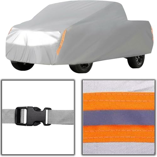 Image of Pickup Truck Cover Universal All Weather Heavy Outdoor Replacement for Pickup Truck up to 210 L x 70 W x 65 H Inch
