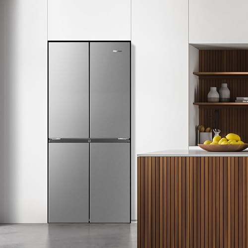 Hisense RQ563N4SI2 Cross Door Kühl-Gefrierkombination/ NoFrostPlus/ Inverter-Kompressor/ HolidayMode/ SuperCool/ 181 cm/ Kühlteil/ Gefrierteil/ 40 dB/ 279 kWh/ Jahr/ Inox-Look 454L – Bild 13