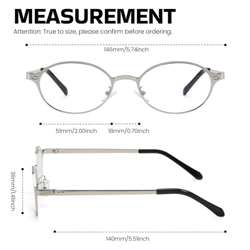 Image of SODQW Blue Light Blocking Glasses for Women,Oval Glasses Frame non prescription Bluelight Glasses