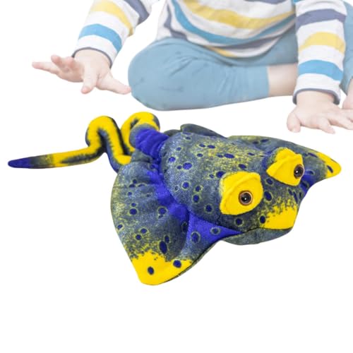 Peluche de manta de raya suave animales marinos de dibujos animados para salón y casa