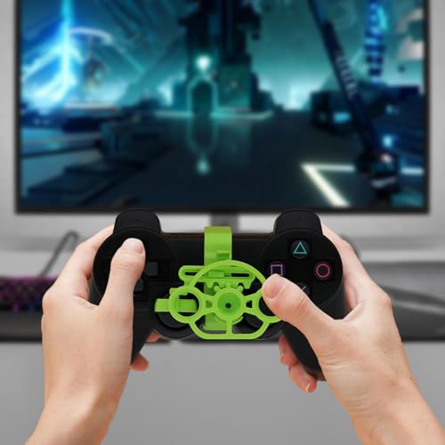 Image of HEAVENGLOW Game Controller Mini Steering Wheel Auxiliary Controller for PS3 Race Game Green|1 Mini Steering Wheel| Controllers & Attachments| Video Game Accessories |Video Games & Consoles