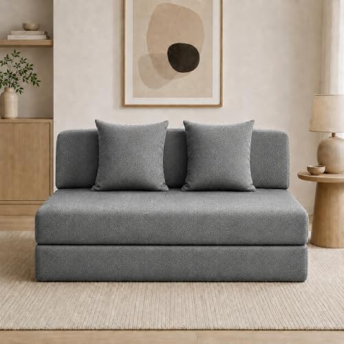 Urban Decor 3x6-Feet 1 Seater Sofa Cum Bed, Grey - Image 7