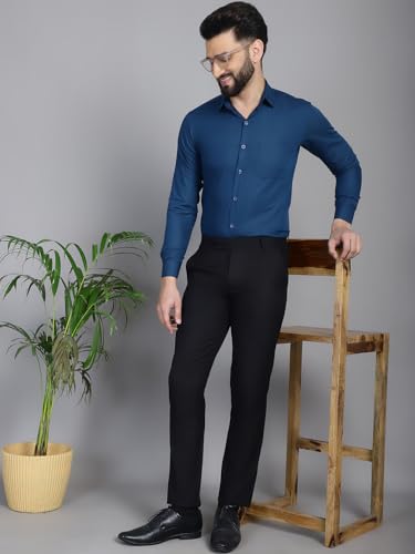 Image of Indian Needle Men's Solid Regular Fit Shirt