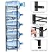 Klvied 5-Tier Heavy Duty Water Jug Organizer, 5 Gallon Cooler Jug Rack for Kitchen, Office, Living Room