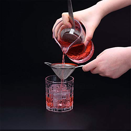 Cocktailzeef van roestvrij staal, professioneel bargereedschap, conische zeef, zwart - Afbeelding 4