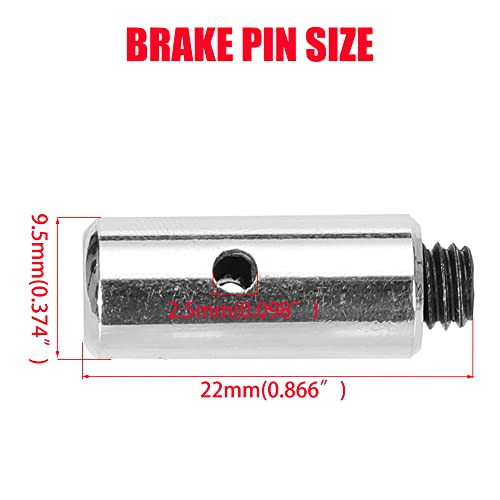 GREHUA 4" Rear Drum Brake Band & Cable Kit for Manco Bandit Critter 1492 4316 297 Rotary 484 Azusa 2251-B Yerf-Dog Predator 212cc 420cc 196cc Go Kart Yard Cart Dune Buggies Mini Bike ATV Parts - Thumbnail 5