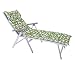 GREATOYAR Cojín Tumbona, Colchoneta Tumbona Acolchada, Cojín Acolchado, Colchoneta de Poliéster, Relleno de Fibra Hueca, Poliéster, para Exteriores Terraza Jardín Viaje Playa, Coco, 180x55x2cm