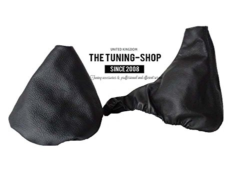 The Tuning-Shop Ltd for BMW Z3 1995-2002 Shift & E Brake Boot Black Leather