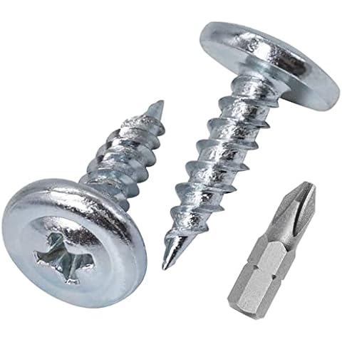Zinc Plated Steel 4.2 x 16 mm Wood Screws Cover
