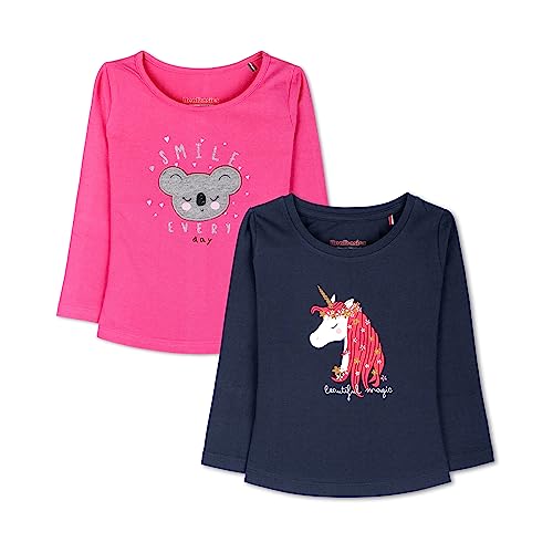 Image of Real Basics Girls Regular Fit Full Sleeves Tshirt (Pack of 2)