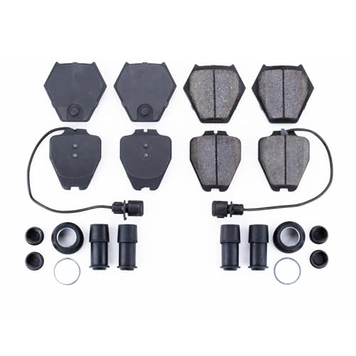 Image of PowerStop Front Brake Pads for Audi A8 1999 | Audi A8 Quattro 1999-03 - Z17 Ceramic Brake Pads with Installation Hardware, 17-839A