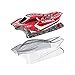 CROBOLL 1/14 PVC On Road Drift Car Body 2*PVC Car Body Shell RC Racing Car Accessories GTR- Red/Clear(DIY Painting) 4X4 Pre-Cut Body Pro-line Racing Coolplay Shell Pickup Truck Body