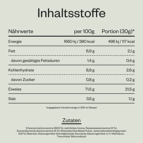 Foto von nu3 Vegan Protein 3K Shake (1kg) - Eiweiss Protein Pulver vegan Erdbeere mit Sonnenblumen Proteinpulver, Reis-, Erbsen- & Johannisbrotprotein - Mehrkomponenten Eiweißpulver mit 70% Eiweiss