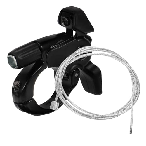 BCOATH Bike Dropper Lockout Lever Bicycle Metal Lockout Lever Wire Controller for Bike Quick Operation Remote Lockout