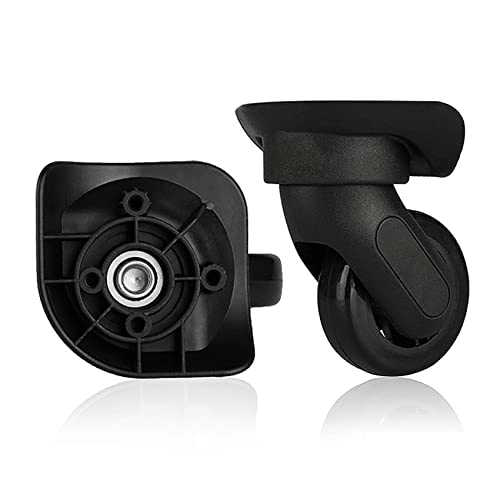 Luggage Wheels,Universal Luggage Casters,1 Pair Luggage Wheel Replacement Spare Spinner Caster for Suitcase Wheel Repair (W166)