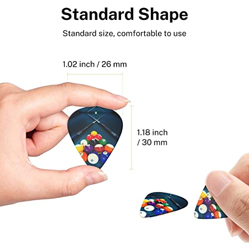 Ensemble de 6 médiators de guitare de billard pour guitare acoustique, guitare électrique, basse, ukulélé – fin, moyen… - Les Beatles, Paul McCartney, John Lennon, RIngo Starr, George Harrison Ensemble de 6 médiators de guitare de billard pour guitare acoustique, guitare électrique, basse, ukulélé - fin, moyen… – Image 5