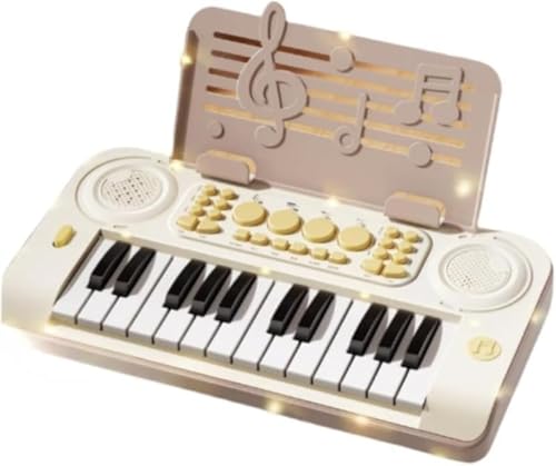 SIzlaho �q���p�d�q�L�[�{�[�h�A�}�C�N�ƕ��ʑ�t���O�����h�s�A�m�A����ߋ�A1�`6�΂̒j�̎q�Ə��̎q�����̑��@�\�y�� (24 �L�[ �u���E�� �X�^���_�[�h�o�[�W����) [���s�A���i]