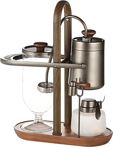 Cafetera sifón semiautomática de acero inoxidable miniatura 2