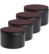 KOIKEY Möbelerhöhungen 5,1cm - 4 Stück Holzkreise Für Sofa, Couch & Tisch