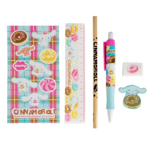Cinnamoroll - Ensemble de papeterie (Taille unique) (Multicolore)