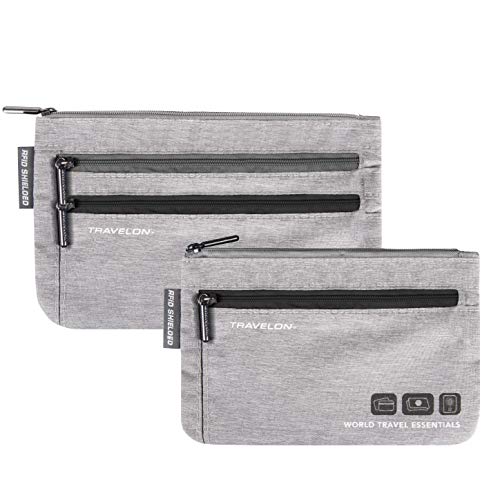 Travelon World Travel Essentials Set Of 2 Currency and Passport Organizers by Travelon - Used condition - US$20.87