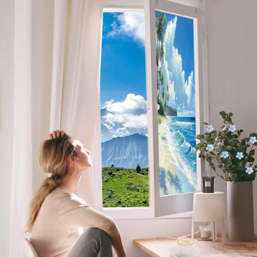 Vinilo decorativo para ventana diseño marino 17.7x23.6 pulg miniatura 6