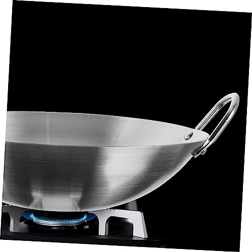 Wok de acero inoxidable Ciieeo para cocina miniatura 5