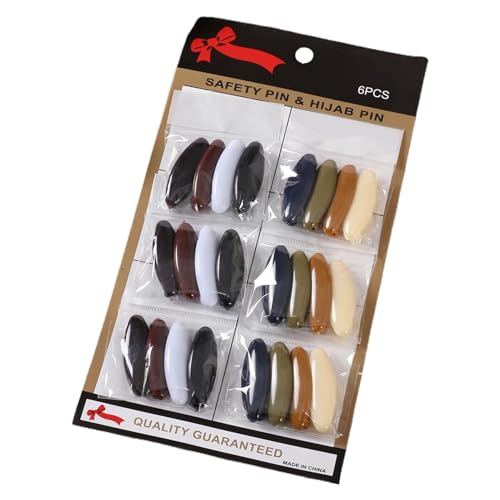 Imperdibles decorativos, pinzas para ropa, Broches de tela de colores - Kit de accesorios de costura multifuncional de 24 piezas, herramienta portátil para clips de ropa para mujeres y hombres
