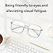 Dollger Blue Light Blocking Glasses women Non prescription Fashion Glasses Retro Metal Square Eyeglasses Frame Silver
