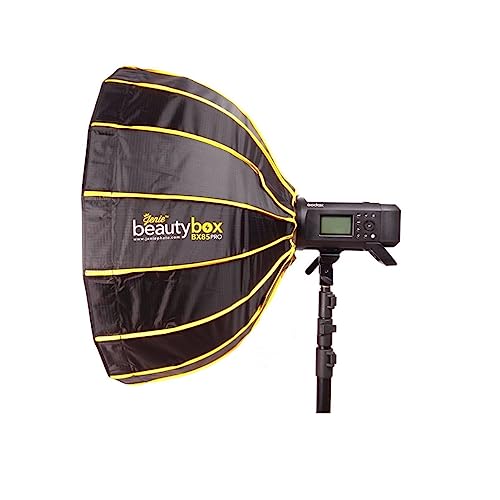 Jenie Beautybox Softbox with Grid 85CM / Bowens/White/Lightweight, Portable, Quick Set-up and Folding, Comes with Carry Bag – Compatible with Aputure, Godox, Digitek, and More Studio Lights Jenie Beautybox Softbox with Grid 85CM / Bowens/White/Lightweight, Portable, Quick Set-up and Folding, Comes with Carry Bag – Compatible with Aputure, Godox, Digitek, and More Studio Lights