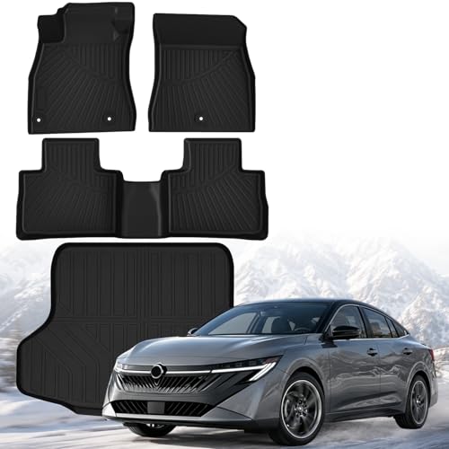 Floor Mats Compatible with Nissan Sentra 2026 S/SR/SV/SL All Weather Protection Duarble TPE Cargo Liner Accessories Compatible with Nissan Sentra 2026 S/SR/SV/SL