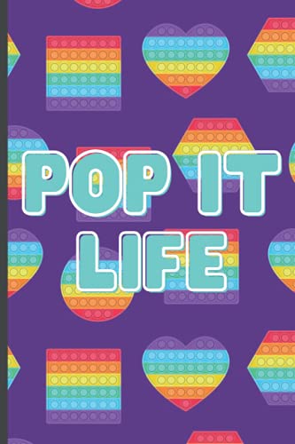 Pop It Life Composition Notebook For School | 100 Ruled Blank Lined Pages (6 x 9): Cool Rainbow Pop It Fidget Toy Journal for Kids Birthday Parties
