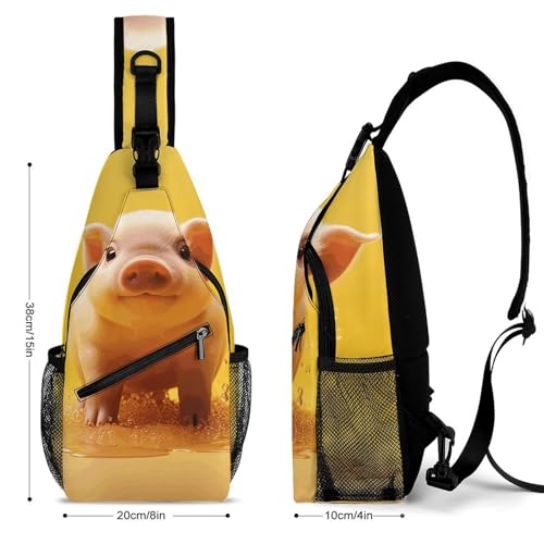 Bolso bandolera casual deportivo para mujer y hombre miniatura 2