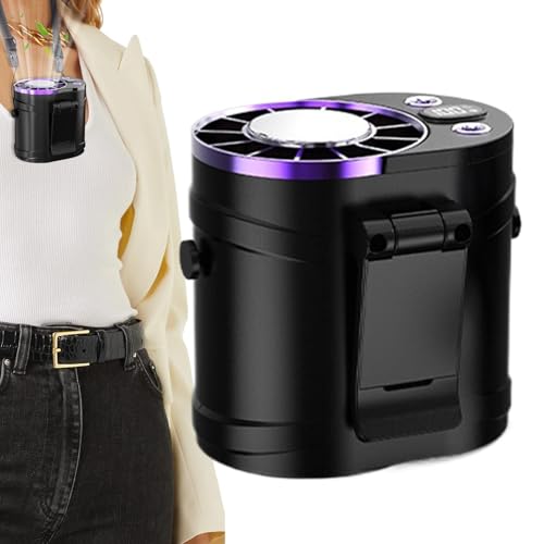 Ventilateur de taille à clip portable USB gadget refroidissement 100 vitesses maison - 2