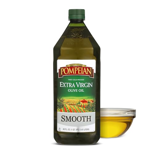 Pompeian Smooth Extra Virgin Olive Oil, Contains Polyphenols, Fir...