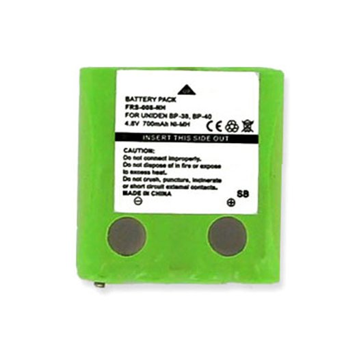 Uniden GMR1838 2-Way Radio Battery (Ni-MH 4.8V 700mAh) Rechargeable Battery - replacement for Uniden BP-38